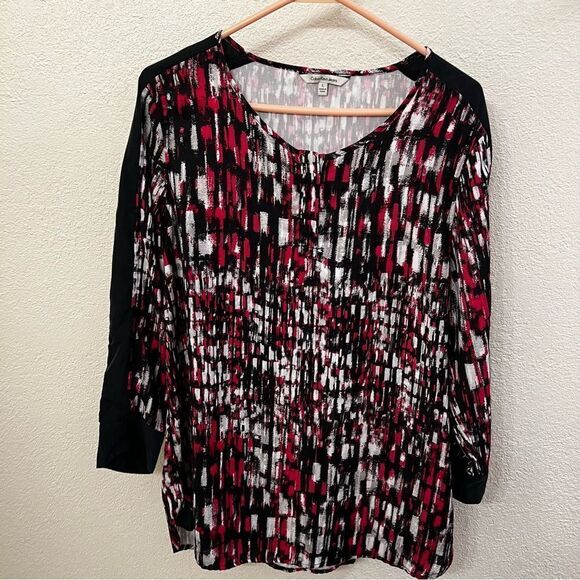 Calvin Klein Jeans Long Sleeve Top (Size Large) - Picture 1 of 5